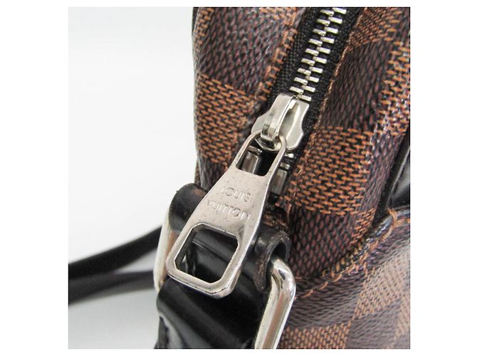 Borsa a tracolla Louis Vuitton Damier Jake Marrone Damier ebene - vista 15