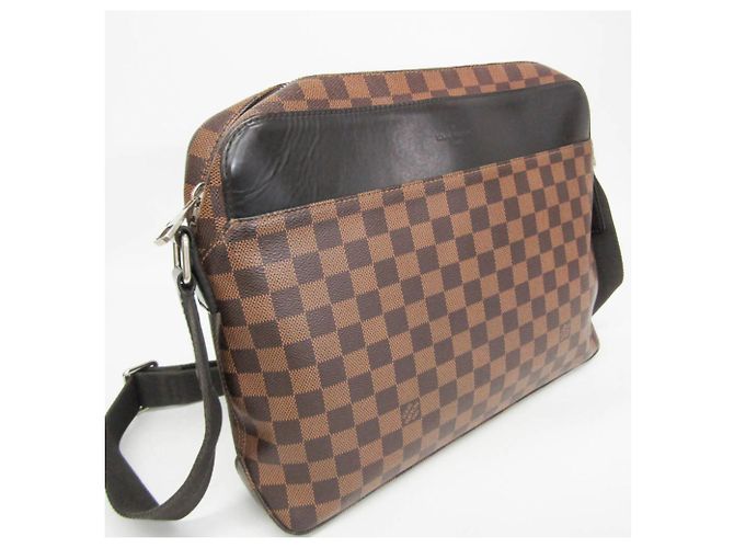 Borsa a tracolla Louis Vuitton Damier Jake Marrone Damier ebene - vista 7