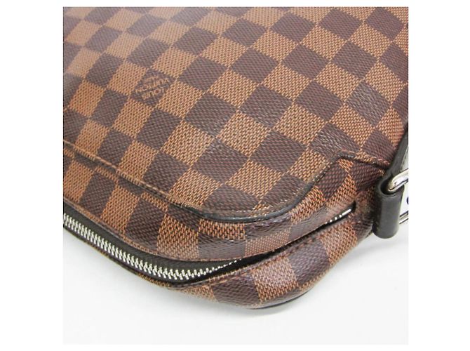 Borsa a tracolla Louis Vuitton Damier Jake Marrone Damier ebene - vista 8