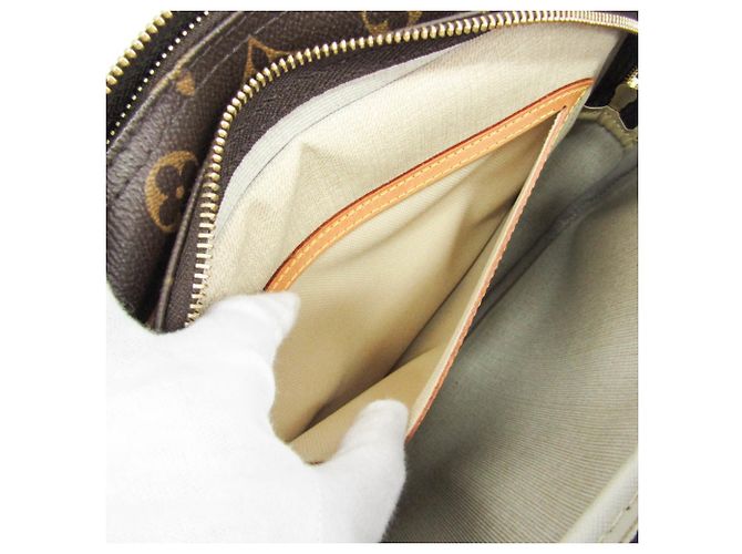 Louis Vuitton Monogram Reporter PM Schultertasche Braun - Ansicht 16