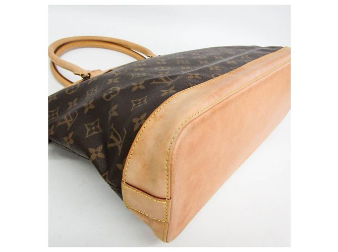 Louis Vuitton Monogram Lockit Horizontal Tasche Braun - Ansicht 6
