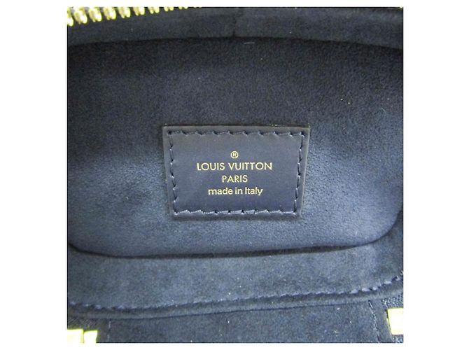 Bolsa Micro Vanity em Jacquard Laminado Monogram Louis Vuitton Branco Azul marinho - vista 14