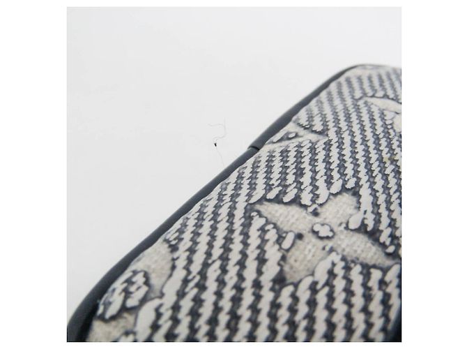 Bolsa Micro Vanity em Jacquard Laminado Monogram Louis Vuitton Branco Azul marinho - vista 9