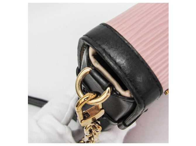 Louis Vuitton Epi Trunk Vertical M67872 Borsa a tracolla da donna Nero Rosa - vista 12