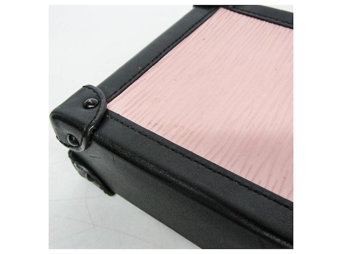 Louis Vuitton Epi Trunk Vertical M67872 Borsa a tracolla da donna Nero Rosa - vista 7