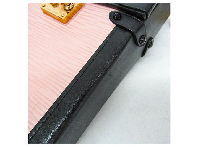Louis Vuitton Epi Trunk Vertical M67872 Borsa a tracolla da donna Nero Rosa - vista 9