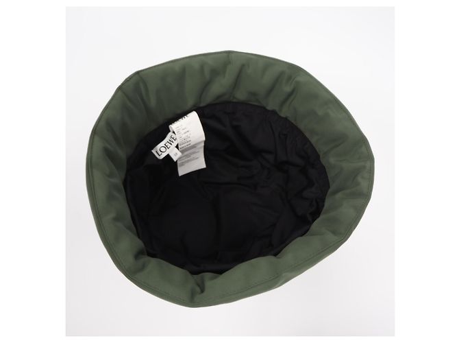 Loewe Bucket Hat aus Nylon-Canvas in Khaki - Ansicht 7