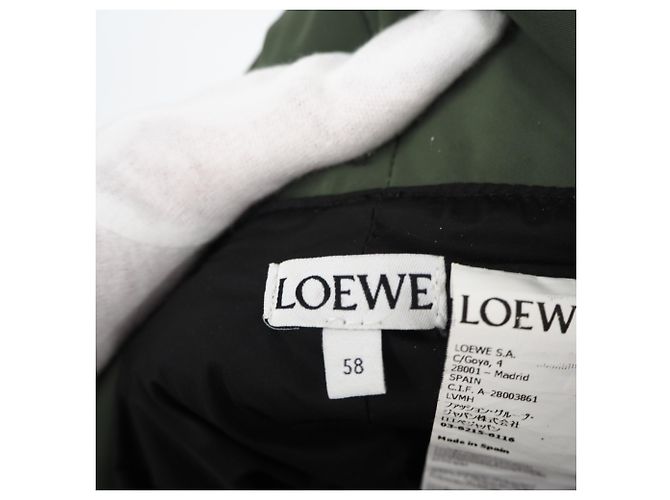 Loewe Bucket Hat aus Nylon-Canvas in Khaki - Ansicht 9