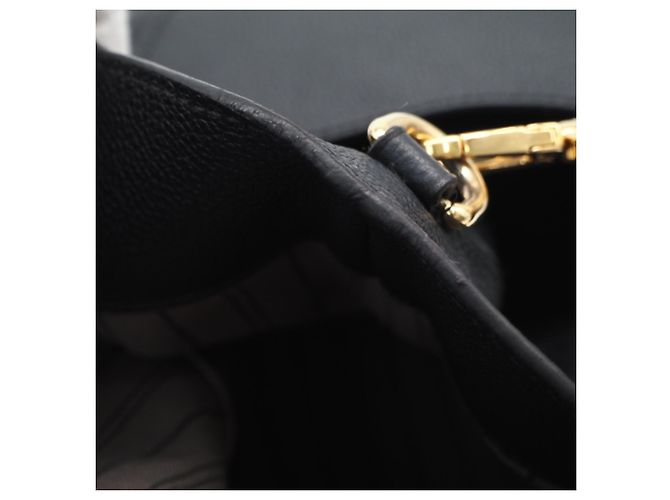 Borsa Louis Vuitton Monogram Empreinte Bagatelle Nero - vista 12