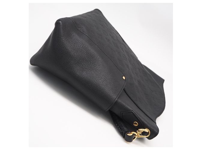 Borsa Louis Vuitton Monogram Empreinte Bagatelle Nero - vista 7