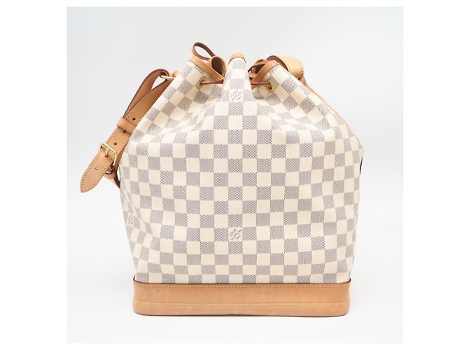 Louis Vuitton Azur Noe N42222 Handtasche Braun Weiß Blau - Ansicht 2