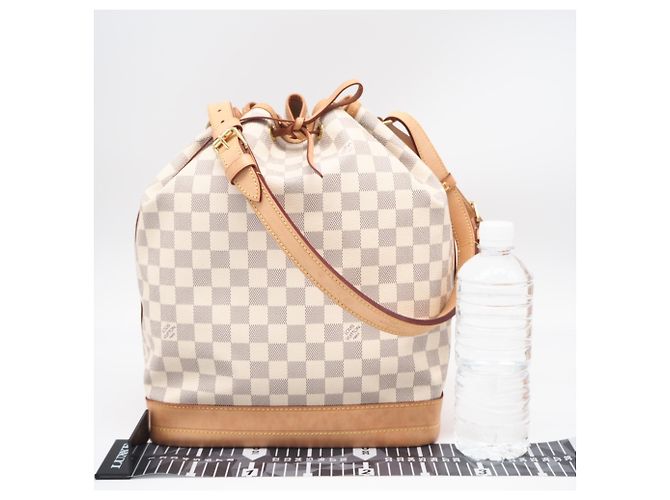 Louis Vuitton Azur Noe N42222 Handtasche Braun Weiß Blau - Ansicht 3