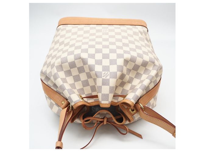 Louis Vuitton Azur Noe N42222 Handtasche Braun Weiß Blau - Ansicht 7
