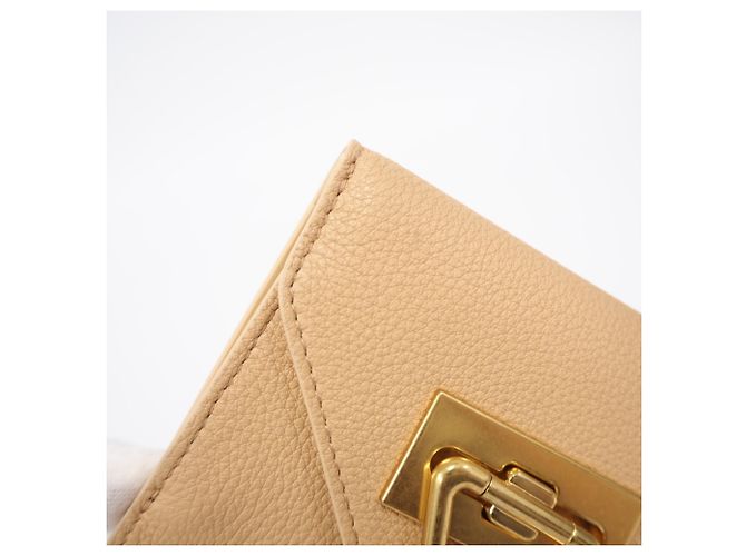 Portafoglio tri-fold Bottega Veneta Beige - vista 5
