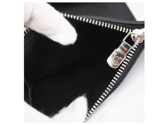 Louis Vuitton Millesime Calf Leather Georges Wallet Black - vista 15