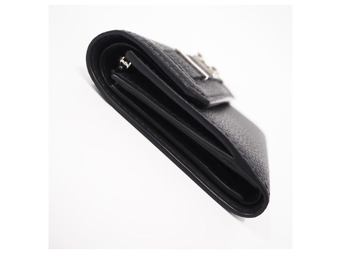 Louis Vuitton Millesime Calf Leather Georges Wallet Black - vista 9