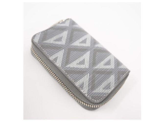 Monedero de piel gris Christian Dior - vista 2