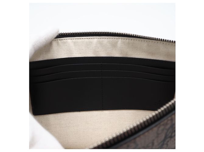 Clutch Gucci GG Supreme Marrone Multicolore - vista 12