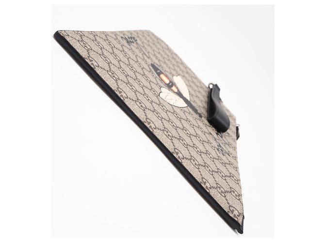 Clutch Gucci GG Supreme Marrone Multicolore - vista 7