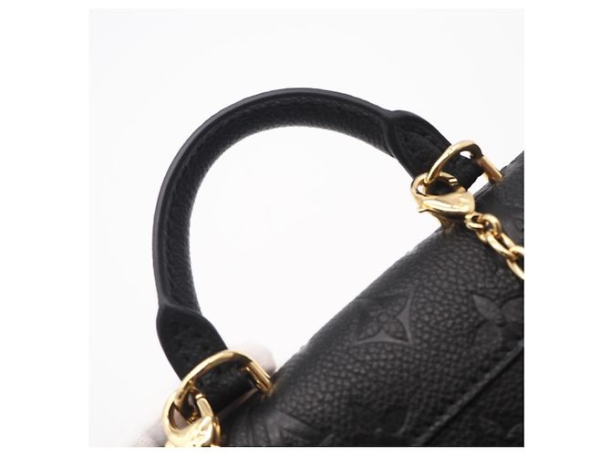 Bolso de hombro Louis Vuitton Monogram Empreinte Nano Madeleine Negro - vista 5