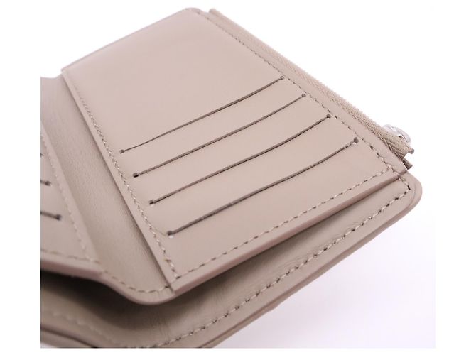 Louis Vuitton Portefeuille Capucines Compact Tri-fold Wallet Beige Taupe - view 12