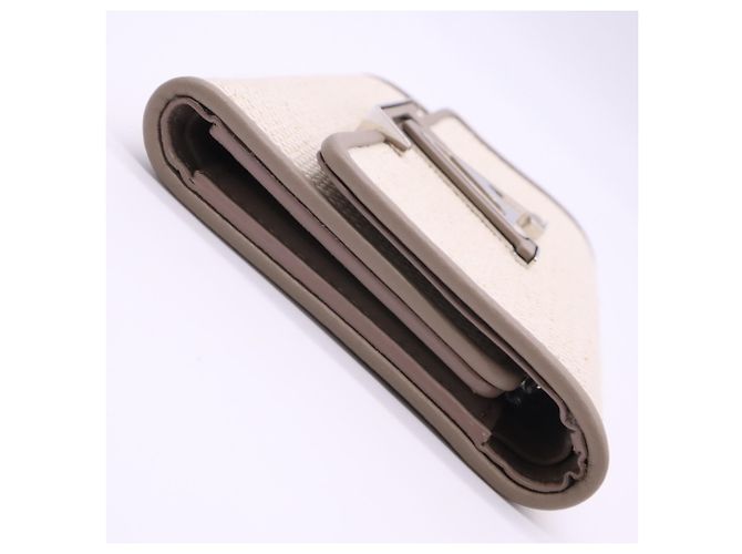 Louis Vuitton Portefeuille Capucines Compact Tri-fold Wallet Beige Taupe - view 6