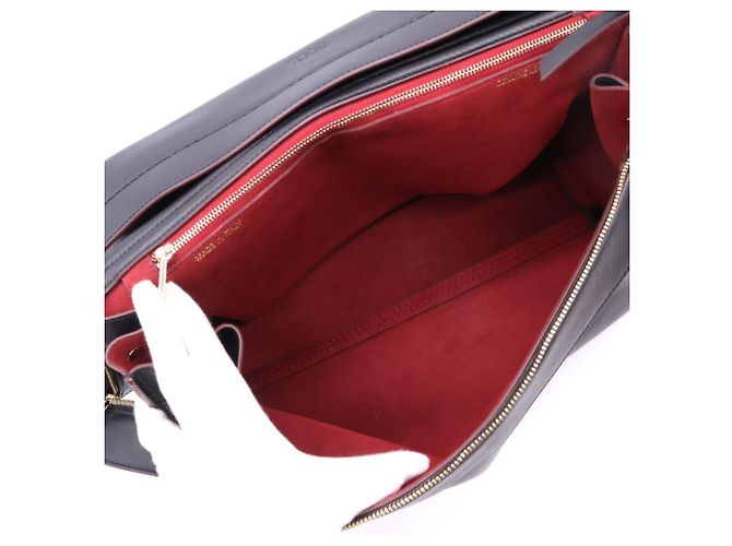 Sac à main Tod's Wave Bag Large Noir Bordeaux - vue 13