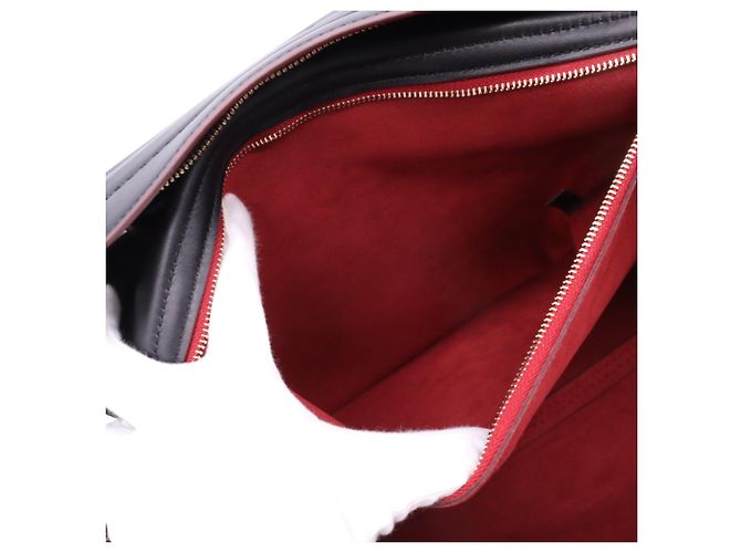 Sac à main Tod's Wave Bag Large Noir Bordeaux - vue 15
