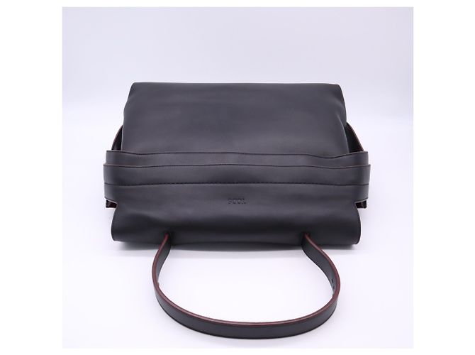 Sac à main Tod's Wave Bag Large Noir Bordeaux - vue 8