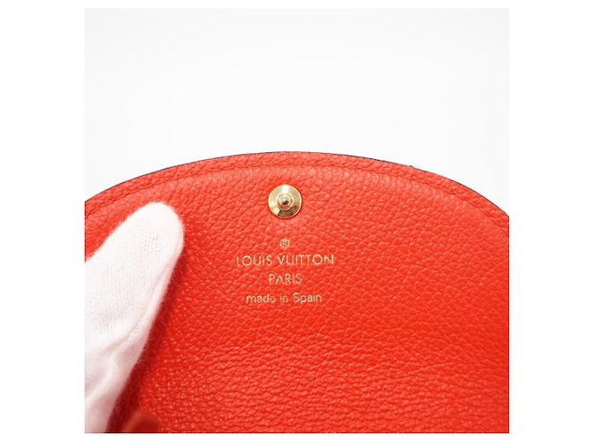 Porte-monnaie Louis Vuitton Monogram Empreinte Rouge - vue 11