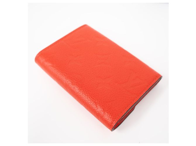 Porte-monnaie Louis Vuitton Monogram Empreinte Rouge - vue 2