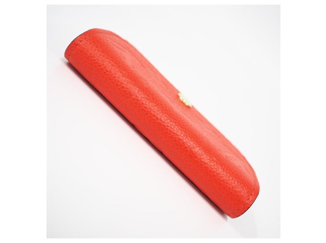 Porte-monnaie Louis Vuitton Monogram Empreinte Rouge - vue 4