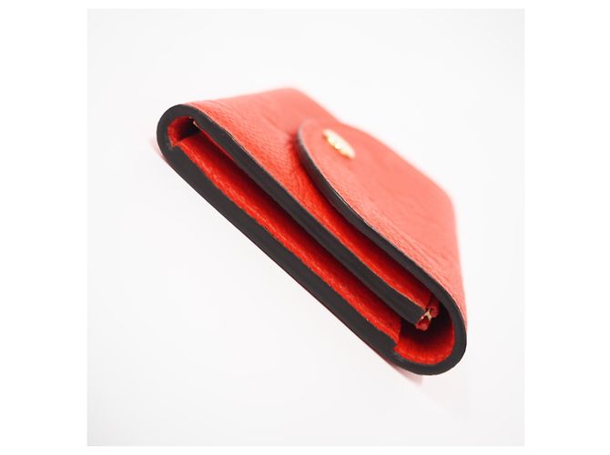 Porte-monnaie Louis Vuitton Monogram Empreinte Rouge - vue 6