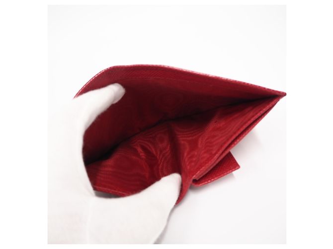 PRADA Bi-fold Geldbörse aus Saffiano-Leder mit Logo Rot - Ansicht 10