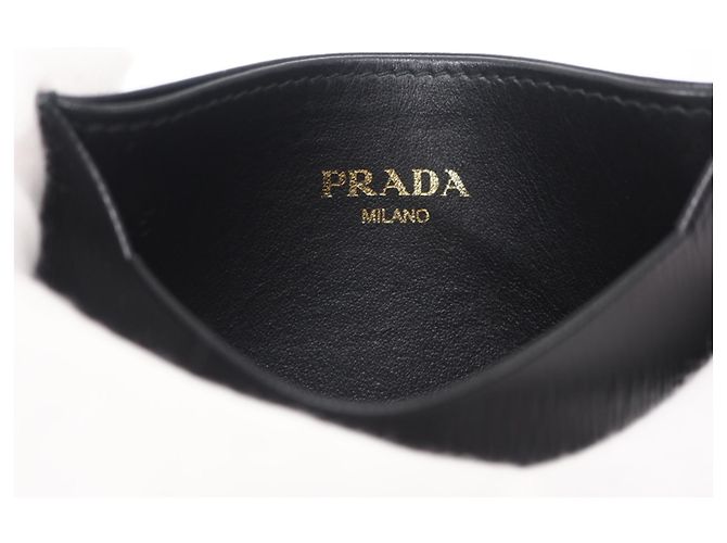 Portacarte Prada Vitello Move Black Nero - vista 11