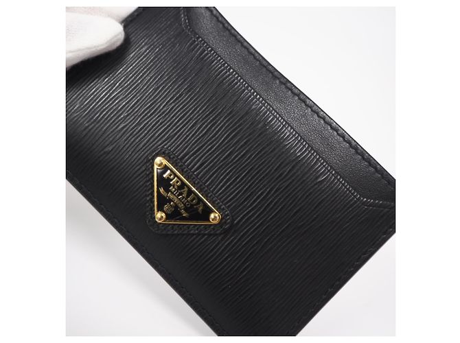 Portacarte Prada Vitello Move Black Nero - vista 4