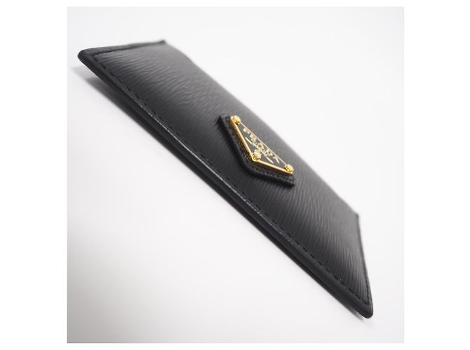 Portacarte Prada Vitello Move Black Nero - vista 7