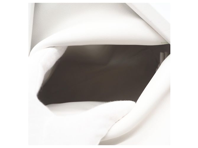 Bolso de mano Triangle con solapa Bottega Veneta Blanco - vista 10