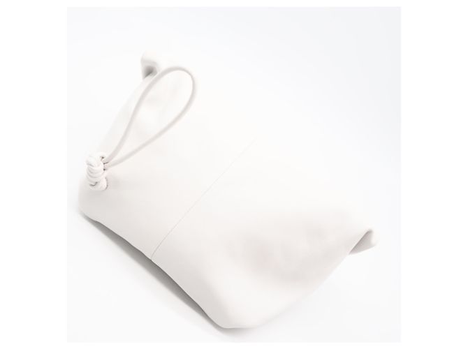 Bolso de mano Triangle con solapa Bottega Veneta Blanco - vista 2