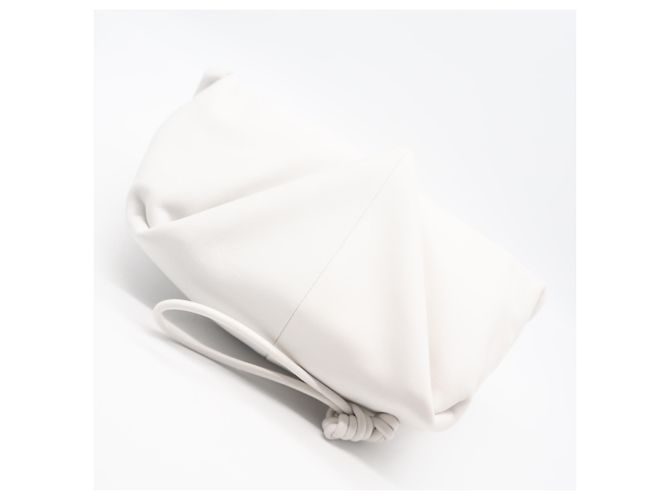 Bolso de mano Triangle con solapa Bottega Veneta Blanco - vista 5