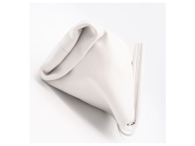 Bolso de mano Triangle con solapa Bottega Veneta Blanco - vista 8