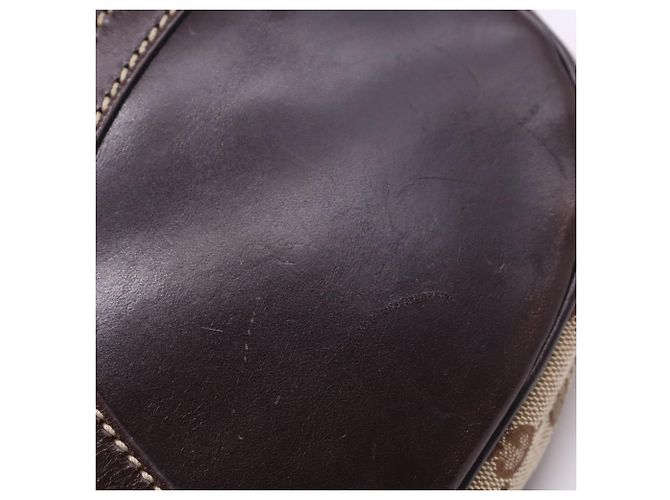 Borsa a tracolla Gucci GG Canvas Horsebit Marrone Multicolore - vista 15