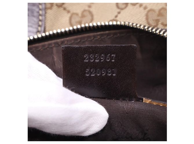 Borsa a tracolla Gucci GG Canvas Horsebit Marrone Multicolore - vista 24