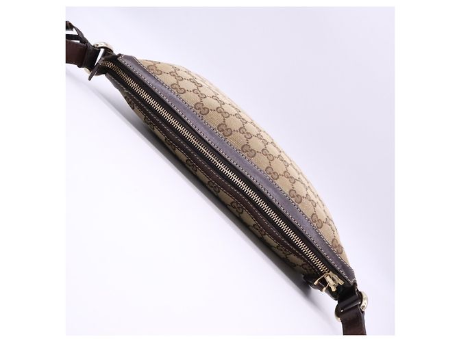 Borsa a tracolla Gucci GG Canvas Horsebit Marrone Multicolore - vista 9