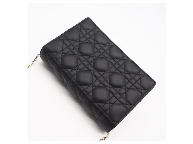 Borsa a tracolla Christian Dior Cannage Lambskin My Daily Chain Pouch - vista 2