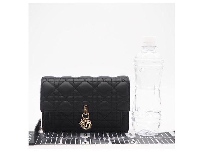 Borsa a tracolla Christian Dior Cannage Lambskin My Daily Chain Pouch - vista 3