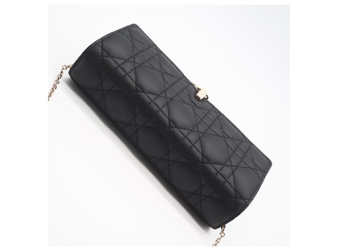 Borsa a tracolla Christian Dior Cannage Lambskin My Daily Chain Pouch - vista 6
