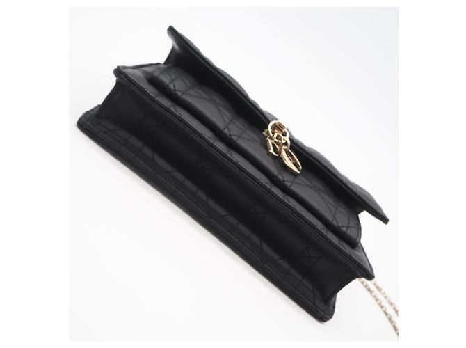 Borsa a tracolla Christian Dior Cannage Lambskin My Daily Chain Pouch - vista 7