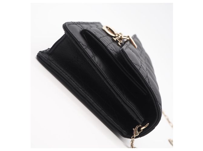 Borsa a tracolla Christian Dior Cannage Lambskin My Daily Chain Pouch - vista 9