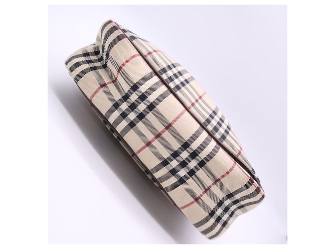 Burberry Canvas Nova Check Schultertasche Braun Mehrfarben - Ansicht 7
